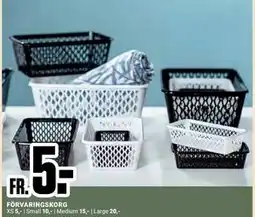 ÖoB FÖRVARINGSKORG erbjuda