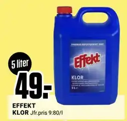 ÖoB EFFEKT KLOR, SEK 49 erbjuda