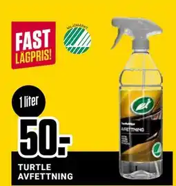 ÖoB TURTLE AVFETTNING, SEK 50 erbjuda