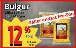 Supergrossen Bulgur, SEK 12.95 erbjuda