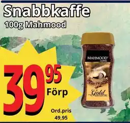Supergrossen Snabbkaffe, SEK 39.95 erbjuda