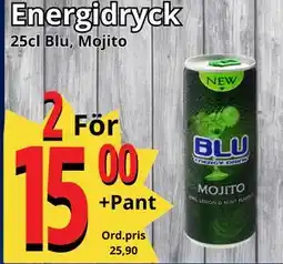 Supergrossen Energidryck, SEK 15 erbjuda