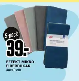 ÖoB EFFEKT MIKROFIBERDUKAR, SEK 39 erbjuda