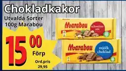 Supergrossen Chokladkakor, SEK 15 erbjuda