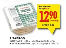 Willys PITABRÖD, Medlemspris erbjuda
