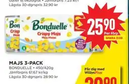 Willys MAJS 3-PACK, SEK 25.9 erbjuda