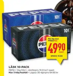 Willys Hemma LÄSK 10-PACK, Medlemspris erbjuda