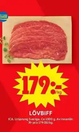 ICA Maxi Lövbiff erbjuda