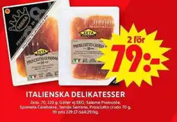ICA Maxi ZETA Italienska delikatesser erbjuda