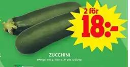 ICA Maxi Zucchini erbjuda