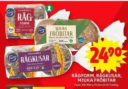 ICA Maxi FAZER Rågform, rågkusar, mjuka fröbitar erbjuda