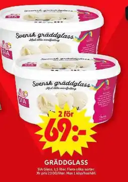 ICA Maxi Gräddglass erbjuda