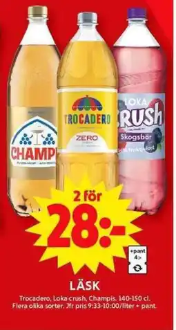 ICA Maxi Läsk erbjuda