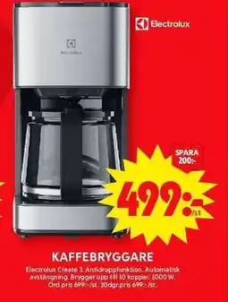 ICA Maxi Electrolux Kaffebryggare erbjuda