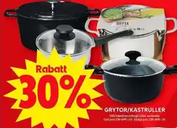 ICA Maxi Grytor/kastruller erbjuda