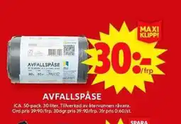 ICA Maxi ICA Avfallspåse erbjuda