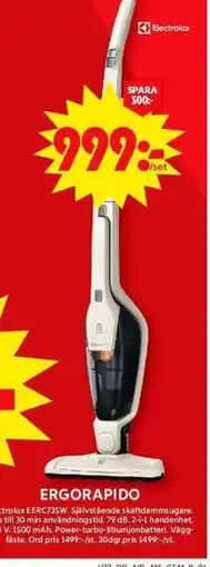 ICA Maxi Electrolux Ergorapido erbjuda