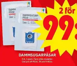 ICA Maxi ICA Dammsugarpåsar erbjuda