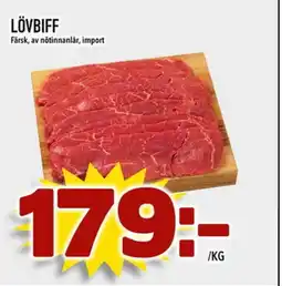 Din Mat Lövbiff erbjuda