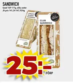 Din Mat Sandwich erbjuda