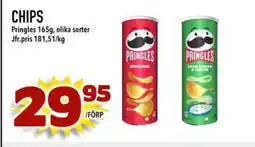 Din Mat PRINGLES Chips erbjuda