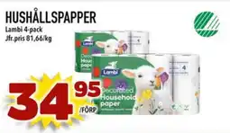 Din Mat LAMBI Hushållspapper erbjuda