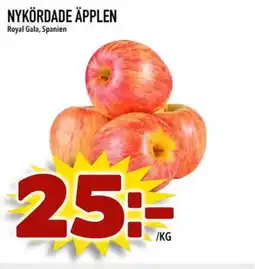 Din Mat Nykördade äpplen erbjuda