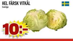 Din Mat Hel färsk vitkål erbjuda