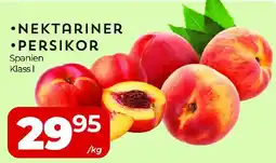 Matrix Butikerna Nektariner • persikor erbjuda