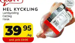 Matrix Butikerna Hel kyckling erbjuda