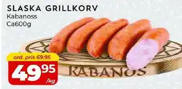 Matrix Butikerna Slaska grillkorv erbjuda
