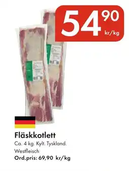 Snabbgross Fläskkotlett erbjuda