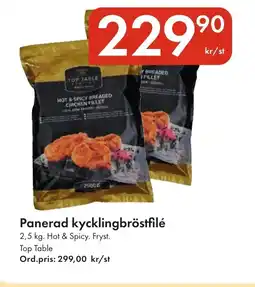 Snabbgross Panerad kycklingbröstfilé erbjuda