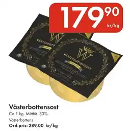 Snabbgross Västerbottensost erbjuda