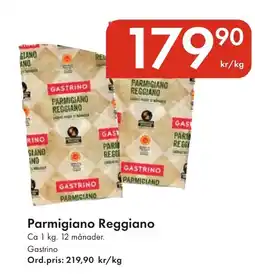 Snabbgross GASTRINO Parmigiano Reggiano erbjuda