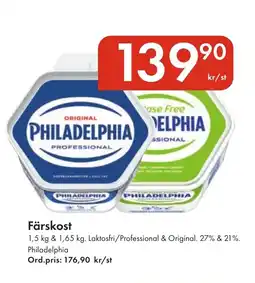 Snabbgross PHILADELPHIA Färskost erbjuda