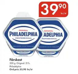 Snabbgross PHILADELPHIA Färskost erbjuda