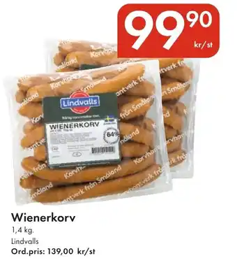 Snabbgross Lindvalls Wienerkorv erbjuda
