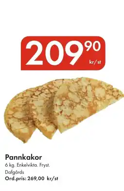 Snabbgross Pannkakor erbjuda