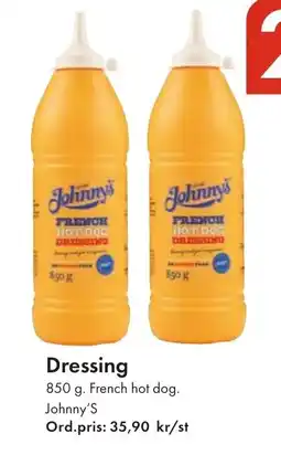 Snabbgross Johnny's Dressing erbjuda