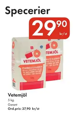 Snabbgross GARANT Vetemjöl erbjuda