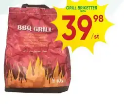 Abbe Market Grill briketter erbjuda