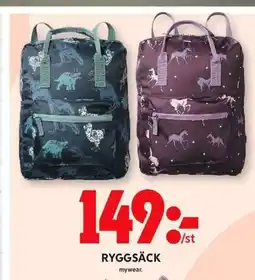 ICA Maxi RYGGSÄCK mywear. erbjuda