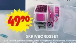 ICA Maxi SKRIVBORDSSET erbjuda