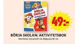 ICA Maxi BÖRJA SKOLAN: AKTIVITETSBOK erbjuda