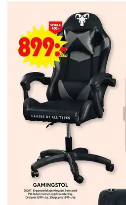ICA Maxi GAMINGSTOL erbjuda