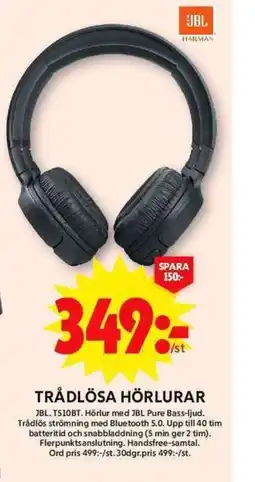 ICA Maxi TRÅDLÖSA HÖRLURAR erbjuda
