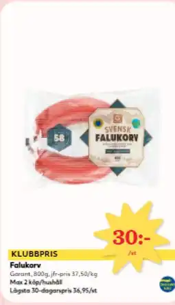 Hemköp Falukorv erbjuda