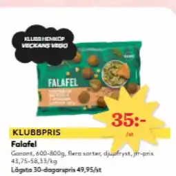 Hemköp Falafel erbjuda