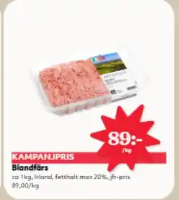 Hemköp Blandfärs erbjuda